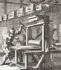 A plate printer at work in the late 17th century.  After a work by Jan Luyken. Poster Print by Ken Welsh (14 x 16)