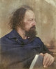 Alfred Tennyson, 1st Baron Tennyson, 1809 � 1892. Poet Laureate of Great Britain and Ireland.  After a work by British photographer Julia Margaret Cameron, 1815 - 1879.  Later colorization. Poster Print by Ken Welsh (12 x 15)