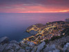 A view over Dubrovnik at sunset. Poster Print by Loop Images Ltd. (19 x 14)