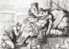 Marc Antony dies in Cleopatra's arms after stabbing himself with his sword.  After a 19th century work by Bartolomeo Pinelli. Poster Print by Ken Welsh (16 x 11)