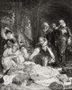 The death of Queen Elizabeth I, 24th March 1603.  Elizabeth I, 1533 ∩┐╜ 1603, aka The Virgin Queen, Gloriana or Good Queen Bess.  Queen of England and Ireland. Poster Print by Hilary Jane Morgan (13 x 17)