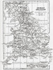Map of Roman Britain showing the area of the island of Great Britain that was ruled by the Roman Empire, 43 - 410 AD. Poster Print by Hilary Jane Morgan (12 x 16)