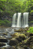 Sgwd yr Eira Fall of Snow waterfall on the Afon Hepste river in the Brecon Beacons National Park. Poster Print by Loop Images Ltd. (13 x 20)