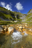 A view of Goredale beck which flows through the limestone gorge of Gordale Scar. Poster Print by Loop Images Ltd. (12 x 18)