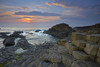 The Giant's Causeway at sunset. Poster Print by Loop Images Ltd. (18 x 12)