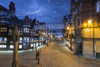 Christmas decorations on Eastgate Street at night. Poster Print by Loop Images Ltd. (17 x 11)