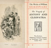 Frontispiece and title page from the Shakespeare play Antony and Cleopatra.  Act IV. Scene 4.  Cleopatra, "Nay, I'll help too". From The Works of William Shakespeare, published c.1900 Poster Print by Ken Welsh (15 x 14)