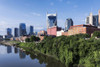 Nashville city skyline in Tennessee. Poster Print by Loop Images Ltd. (17 x 11)