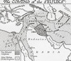 Map showing the coming of the Seljuks, 11th century.  From the book Outline of History by H.G. Wells, published 1920. Poster Print by Ken Welsh (15 x 13)