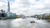 A panoramic view of the River Thames in London. Poster Print by Loop Images Ltd. (19 x 10)