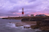 Portland Bill Lighthouse on the Jurassic Coast in Dorset. Poster Print by Loop Images Ltd. (17 x 11)
