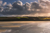 Evening light over Crantock Beach in Newquay in Cornwall. Poster Print by Loop Images Ltd. (17 x 11)
