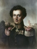 Carl Philipp Gottfried (or Gottlieb) von Clausewitz,  1780 � 1831.  Prussian general and military theorist.  Author of Vom Kriege, or On War.  After a painting by Karl Wilhelm Wach. Poster Print by Ken Welsh (12 x 16)