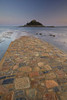 St Michael's Mount at dusk from the causeway. Poster Print by Loop Images Ltd. (12 x 18)