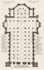 Ground plan of the Duomo, or Cathedral, Milan, Italy.  After an 18th century work by an anonymous printmaker. Poster Print by Ken Welsh (11 x 18)
