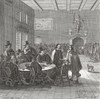 The presentation of the Ratification of the Peace of Munster, May 15, 1648, which ended the Eighty Years War between Spain and the Netherlands.  After a work by an unknown artist; Illustration Poster Print by Ken Welsh (15 x 15)
