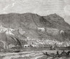 Gibraltar, seen here in the 18th century.  From Cassell's Illustrated History of England, published c.1890. Poster Print by Ken Welsh (16 x 13)