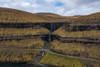 A waterfall on the Faroe Islands. Poster Print by Loop Images Ltd. (18 x 12)