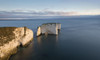 Old Harry Rocks on the Jurassic Coast in Dorset. Poster Print by Loop Images Ltd. (20 x 11)