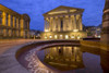 The Town Hall at night in Chamberlain Square. Poster Print by Loop Images Ltd. (17 x 11)