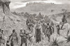 The Israelites captured by the Assyrians and going into captivity.  From Cassell's Universal History, published 1888. Poster Print by Ken Welsh (18 x 12)