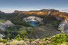 Tiwu Ata Mbupu one of three crater lakes on the summit of Mount Kelimutu on Flores island in Indonesia. Poster Print by Loop Images Ltd. (18 x 12)
