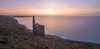 A view toward Wheal Coates at sunset. Poster Print by Loop Images Ltd. (21 x 10)