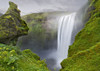 Skogar waterfall in southwest Iceland. Poster Print by Loop Images Ltd. (17 x 12)