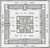 Ground plan of the Temple of Solomon, ancient Jerusalem.   From Cassell's Universal History, published 1888. Poster Print by Ken Welsh (15 x 14)
