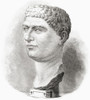 Marcus Otho, born Marcus Salvius Otho, 32 � 69AD. Roman emperor for three months, he was the second emperor of the Year of the Four Emperors.  From Cassell's Illustrated Universal History, published 1883. Poster Print by Ken Welsh (14 x 16)