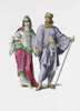 A Mede couple in contemporary costume.  After a 19th century work by an unidentified artist. Poster Print by Ken Welsh (12 x 16)