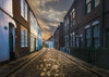 Narrow cobbled streets in the old part of the Whitby town. Poster Print by Loop Images Ltd. (18 x 13)