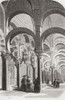 Interior of the Great Mosque, La Mezquita, Cordoba, Cordoba Province, Andalusia, Spain, seen here in the 19th century. From Monuments de Tous les Peuples, published 1843. Poster Print by Ken Welsh (11 x 17)