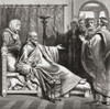 The death of Augustus.  Caesar Augustus, 63 BC � AD 14, aka Octavian.  First Roman emperor. From Cassell's Illustrated Universal History, published 1883. Poster Print by Ken Welsh (15 x 15)
