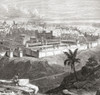Jerusalem in the time of Jesus Christ, showing the Temple as restored by Herod the Great.  From Cassell's Illustrated Universal History, published 1883. Poster Print by Ken Welsh (15 x 14)