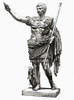 Caesar Augustus, 63 BC � AD 14, aka Octavian.  First Roman emperor.  After Augustus of Prima Porta, a full-length portrait statue of Augustus Caesar.  From Cassell's Illustrated Universal History, published 1883. Poster Print by Ken Welsh (13 x 17) Caesar Augustus, 63 BC � AD 14, aka Octavian.  First Roman emperor.  After Augustus of Prima Porta, a full-length portrait statue of Augustus Caesar.  From Cassell's Illustrated Universal History, published 1883. Poster Print by Ken Welsh (13 x 17)
