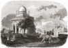 The mosque of Mustapha-Khan at Bijapur, Karnataka officially known as Vijayapura, India, seen here in the 19th century.  From Monuments de Tous les Peuples, published 1843. Poster Print by Ken Welsh (16 x 11)