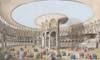 An inside view of the Rotundo in Ranelagh Gardens.  London, England.  After a print dated 1751 from a work by Caneletto.  Published by Robert Sayer.  Later colourization. Poster Print by Ken Welsh (18 x 10)