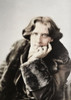 Oscar Wilde, 1854 - 1900. Irish poet and playwright. After a photogaph made in the early 1880's by American photographer Napoleon Sarony. Poster Print by Ken Welsh (12 x 16)