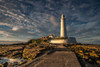 St Marys lighthouse at Whitley Bay. Poster Print by Loop Images Ltd. (20 x 13)