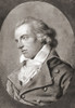 Johann Christoph Friedrich von Schiller, 1759 - 1805. German poet, philosopher, physician, historian, and playwright. After a contemporary print. Poster Print by Ken Welsh (11 x 17)