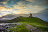 Dunstanburgh Castle stands on the Great Whin Sill. Poster Print by Loop Images Ltd. (17 x 11)