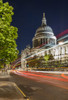St Pauls Cathedral floodlit at night. Poster Print by Loop Images Ltd. (12 x 18)