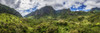 Panoramic of the Iao Valley in the West Maui Mountains, Maui, Hawaii, USA; Maui, Hawaii, United States of America Poster Print by Living Moments Media (37 x 12)