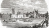 Franzensburg Castle, Laxenburg, Lower Austria, Austria, seen here in the 19th century.  From L'Univers Illustre, published Paris, 1859 Poster Print by Ken Welsh (20 x 11)