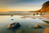 Amroth beach looking towards Saundersfoot. Poster Print by Loop Images Ltd. (18 x 12)
