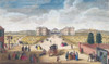 A view of the Foundling Hospital, London. After an engraving dated 1751, published by Robert Sayer. Later colourization. Poster Print by Ken Welsh (18 x 10)