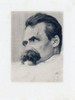 Friedrich Nietzsche, 1844 -1900. German philosopher, philologist and classical scholar. After a contemporary work by Hans Olde. Poster Print by Ken Welsh (12 x 16)