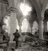 Stereoview, World War One, The Great War, Realistic Travels military photographs circa 1918.  A soldier stands inspecting the ruins of the once beautiful Richbourg Cathedral; France Poster Print by John Short (15 x 16) Stereoview, World War One, The Great War, Realistic Travels military photographs circa 1918.  A soldier stands inspecting the ruins of the once beautiful Richbourg Cathedral; France Poster Print by John Short (15 x 16)