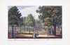A View of the Mall in St. James's Park. Veue du Mall dans St. James's Park. After a hand-coloured engraving dated 1752. Poster Print by Ken Welsh (20 x 12)